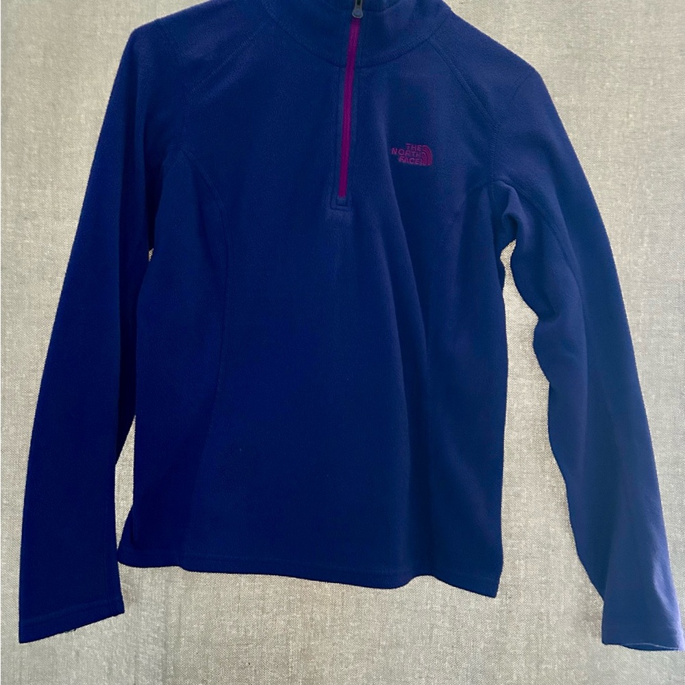 The North Face Blue Quarter-Zip Pullover